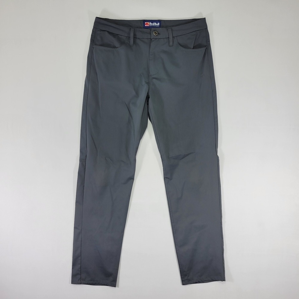 Red Bull Distribution Company Men's Gray‎ Performance Pants Size 32 x 32